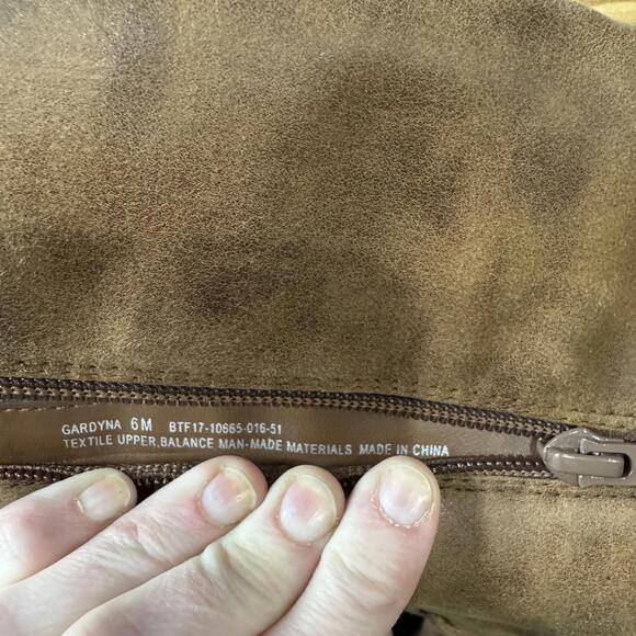 BareTraps Knee High‎ Boots Lace Up Zipper Brown size 6M - Picture 8 of 8